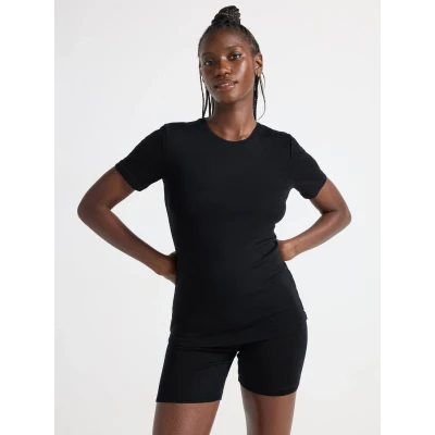 Image of Lindex Basic Tshirt, Women&#039;s, Size: 8, Black