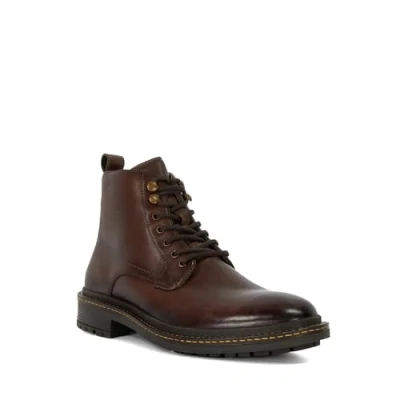 Image of Dune Mens CALIO Chunky Lace Up Casual Boots Size UK 10 Flat Heel