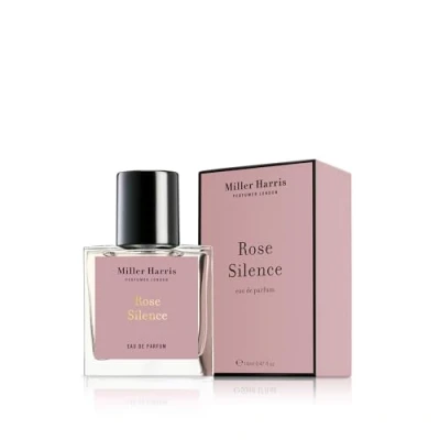 Image of Miller Harris Rose Silence Eau de Parfum 14ml Elegant and Luxury Blackcurrant Perfume Subtle Floral Notes