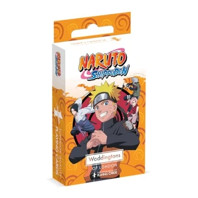 Image of Waddingtons Number 1 Naruto Playing Cards Play Fish, Slap Jack, Crazy Eights and Rummy, Great Travel Companion, Gifts Toys for Boys, Girls Adults
