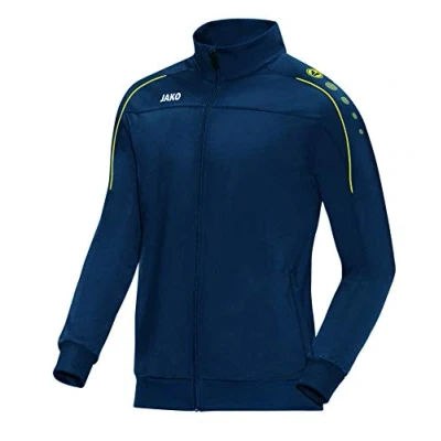 Image of Jako Men&#039;s Classico Polyester Jacket, Men, Classico, nightblue/Citro