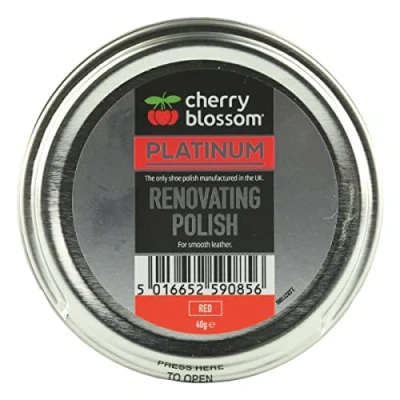 Image of Cherry Blossom Footwear Renovating Polish Shoe, Red, 40g