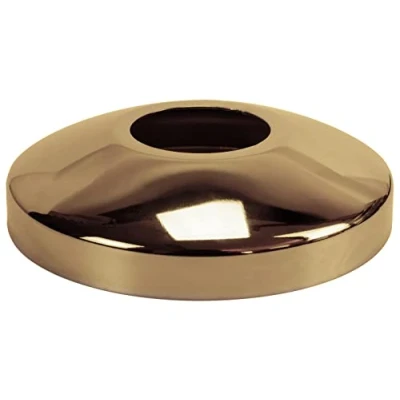 Image of 32mm Gold Finished Steel Hole Collar Rose Sink Basin Drain Waste Trap Cover