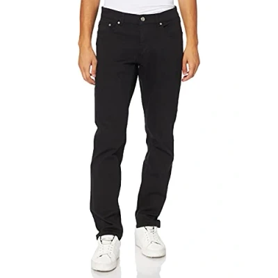 Image of BRAX Men&#039;s Cooper Denim Masterpiece Straight Jeans, Black (Perma 01), W35 / L34 (Size: 35/34)