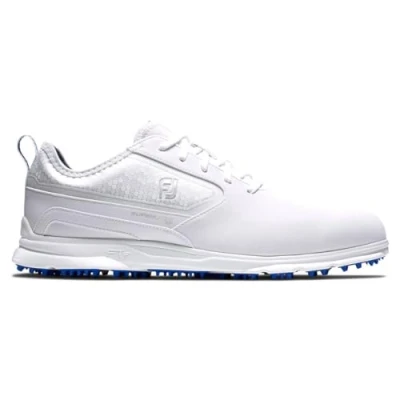 Image of FootJoy Men&#039;s Superlites Xp Golf Shoe, White Grey, 6 UK
