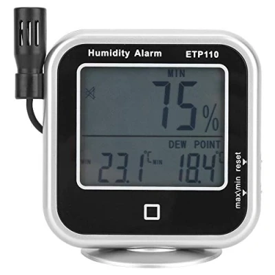 Image of LCD Digital Indoor Thermometer Hygrometer ETP110 Thermo Humidity Dew Point Meter for Home/Laboratory