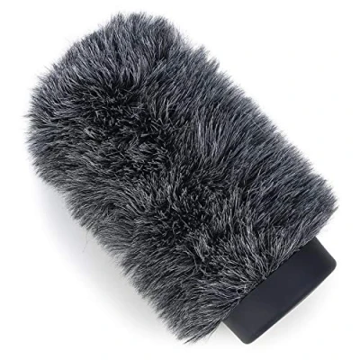 Image of YOUSHARES Windscreen for Rode NTG1, NTG2, Audio Technica AT897 Shotgun Microphones, Wind Muff Up to 5.5&quot; Long