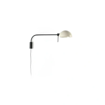 Image of Dominica Extra Large Dome Wall Lamp Beige