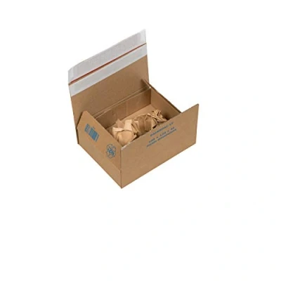 Image of Blake Vita Plastic Free Recycled Kraft Ultra Secure Boxes with Paper Insert 230 x 120 63 mm (PKB20) Pack of 25