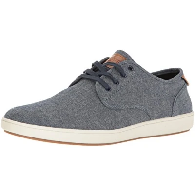 Image of Steve Madden Men&#039;s Fenta Fashion Sneaker, Blue Fabric, 8.5 UK