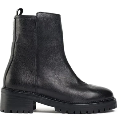 Image of SOLE Crafted Womens Thimble Inside Zip Ankle Boots Black 7 UK