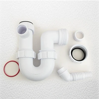 Image of McAlpine WM14 Sink Trap with 135 Degree Swivel Nozzle, White