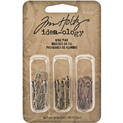 Image of Tim Holtz idea ology Wire Pin, Pack of 18,