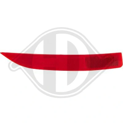 Image of 63149479080 Reflector DIEDERICHS 1266196 red Right BMW: X1