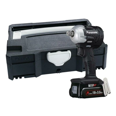 Image of Panasonic EY75A8PN2G 1/2in Impact Wrench &amp; Systainer Case 18V 2 x 3.0AH Li Ion