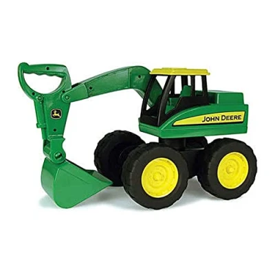 Image of John Deere Big Scoop Excavator Tractor Toy, Farm Set Digger Toy for Children, Educational Push Along Boys and Girls, Suitable from 3 years +