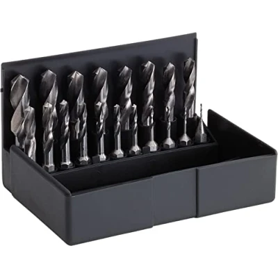 Image of Völkel 67100 Twist Drill Bits Set of HSS G, 0 V, Silver, 1.0 10 mm
