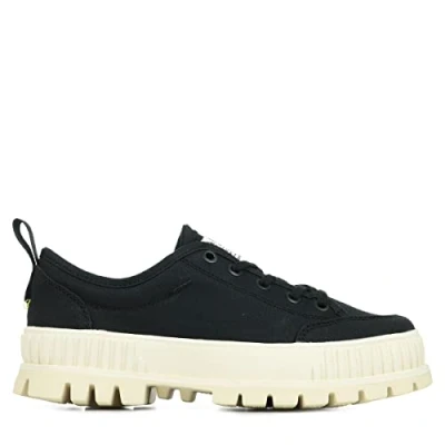 Image of Palladium Pallashock Unisex Trainers, Size: 9, Black Textile