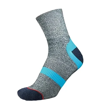 Image of 1000 Mile Approach Repreve Double Layer Sock Navy Marl Kingfisher L