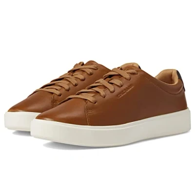 Image of Cole Haan Grand Crosscourt Traveler Trainers, Men&#039;s, Size: 9, British tan/dark chocolate/egret Leather