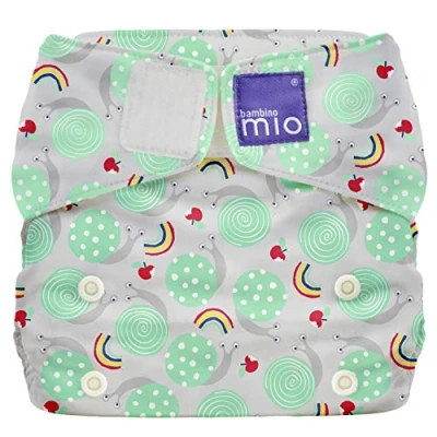Image of Bambino Mio, Miosolo All in One Reusable Nappy, Snail Surprise