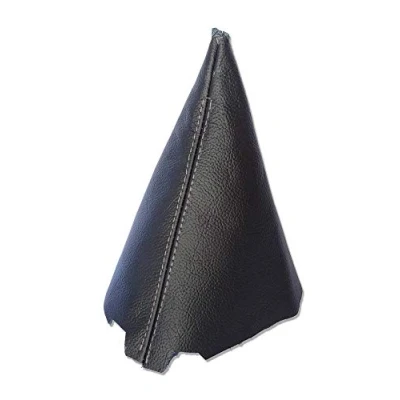 Image of The Tuning Shop Ltd Gear Gaiter Compatible with Citroen C1 MK1 FL Leather Grey Stitching