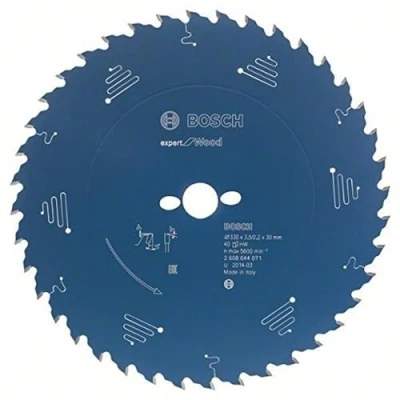 Image of Bosch 2608644077 EXWOH 28 Tooth Top Precision Circular Saw Blade, 0 V, Blue