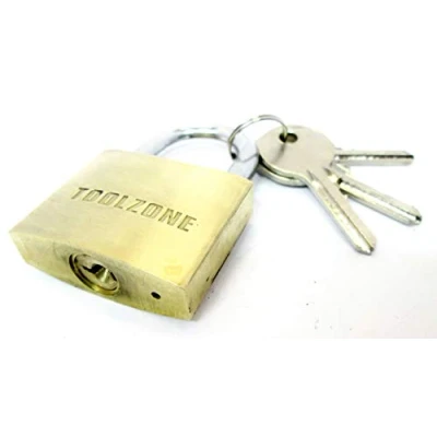 Image of 40mm Heavy Duty Brass Padlock with 3 Keys LK016