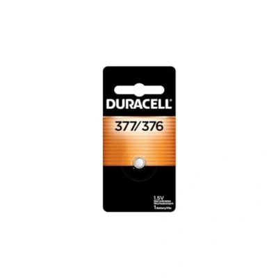 Image of Duracell Watch And Electronic Battery 1.5 V Model No. 377 Carded