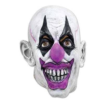 Image of Bristol Novelty BM345 Scary Clown Mask, One Size Halloween