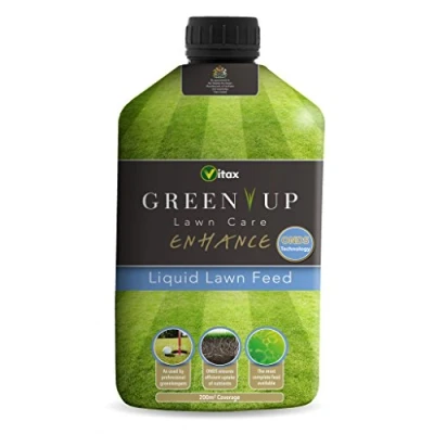 Image of Vitax Green Up Lawn Care Enhance Liquid Feed 200sqm