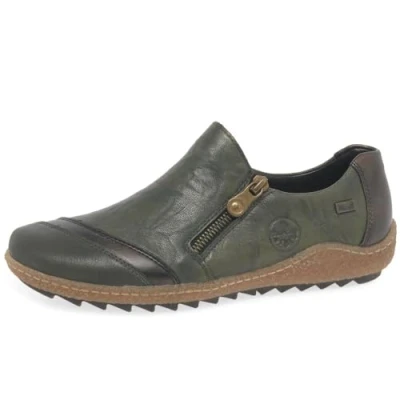 Image of Rieker Judi Womens Casual Shoes 4 UK Forest Combi