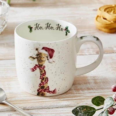 Image of Wrendale Designs &#039;Ho, Ho, Ho&#039; Mug