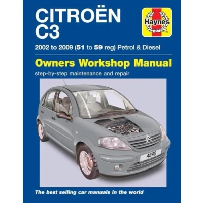 Image of Citroen C3 Petrol &amp; Diesel (02 09) Haynes Repair Manual (Paperback)