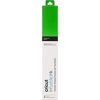 Image of Cricut 2006787 Transfer Sheets, Green Infusible Ink
