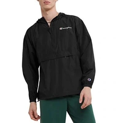 Image of Champion Men&#039;s Packable Jacket, Black 549369, L UK