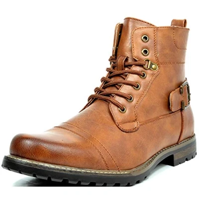 Image of Bruno Marc Men&#039;s Boots Classic for Men,Size 11,Brown,Philly 5