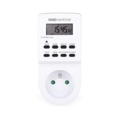 Image of SCS Sentinel HCN0081 Programmable Electrical Socket 230V Weekly programmes Maximum Load 16A or 3600W