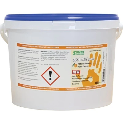 Image of Solent Cleaning Orange Citrus Beaded Hand Cleaner 15L