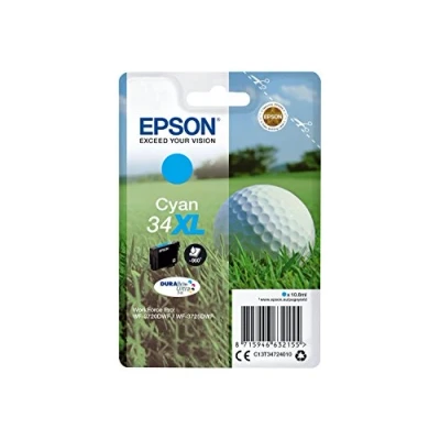 Image of Epson C13T34724020 XL Original Inkjet Cartridges Cyan