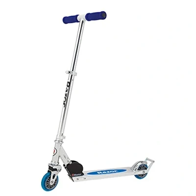 Image of Razor A2 Kick Scooter for Kids Wheelie Bar, Foldable, Lightweight, Front Vibration Reducing System, Adjustable Height Handlebars