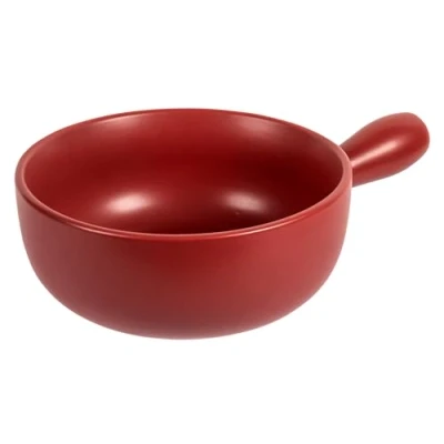 Image of Kuhn Rikon 32306 Cheese Fondue, Clay, red