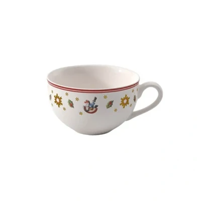 Image of Villeroy &amp; Boch 0.20 Litre Toy&#039;s Delight Coffee/Tea Cup, Hard Porcelain, White/Colourful