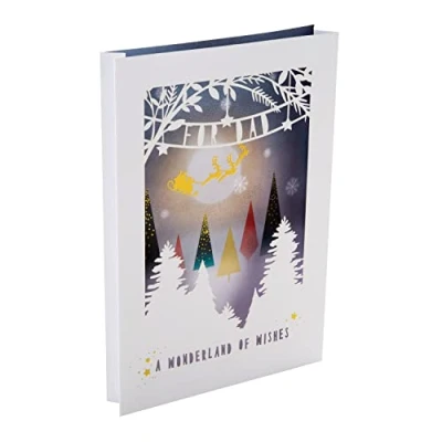Image of Hallmark Christmas Card for Dad Traditional 3D Shadowbox Design, 25572420
