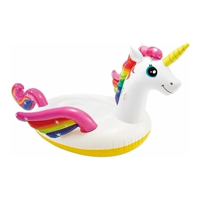 Image of Intex Inflatable Mattress Unicorn 3.Grande multicoloured