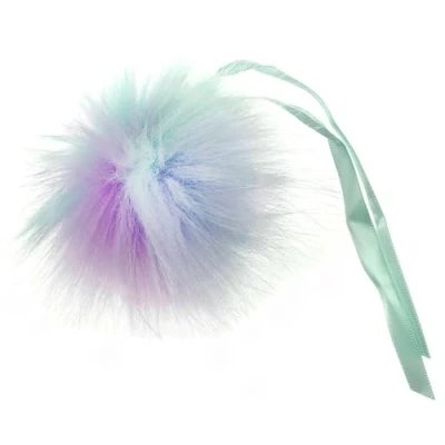 Image of Pastel Mix Large 6cm Faux Fur Pom Gift Wrap, Home Decor &amp; Crafts