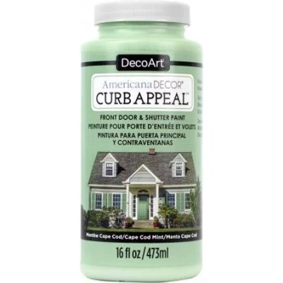 Image of DecoArt Americana Décor Curb Appeal Door Jar of Paint, Acrylic, Cape Cod, 7 x 15 cm