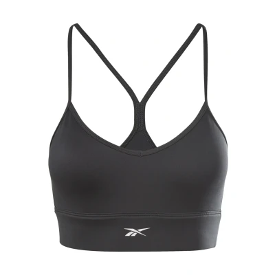 Image of Reebok Women&#039;s Workout Ready Sports Bra, Night Black, XXS UK