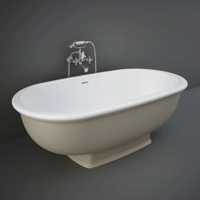 Image of RAK Washington Freestanding Bath 1550 x 800mm Cappuccino WTBT15681514