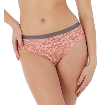 Image of Freya Women&#039;s Offbeat Classic Brief Bikini Style Underwear, Rosehip, M